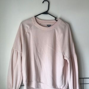 Balloon sleeve sweater